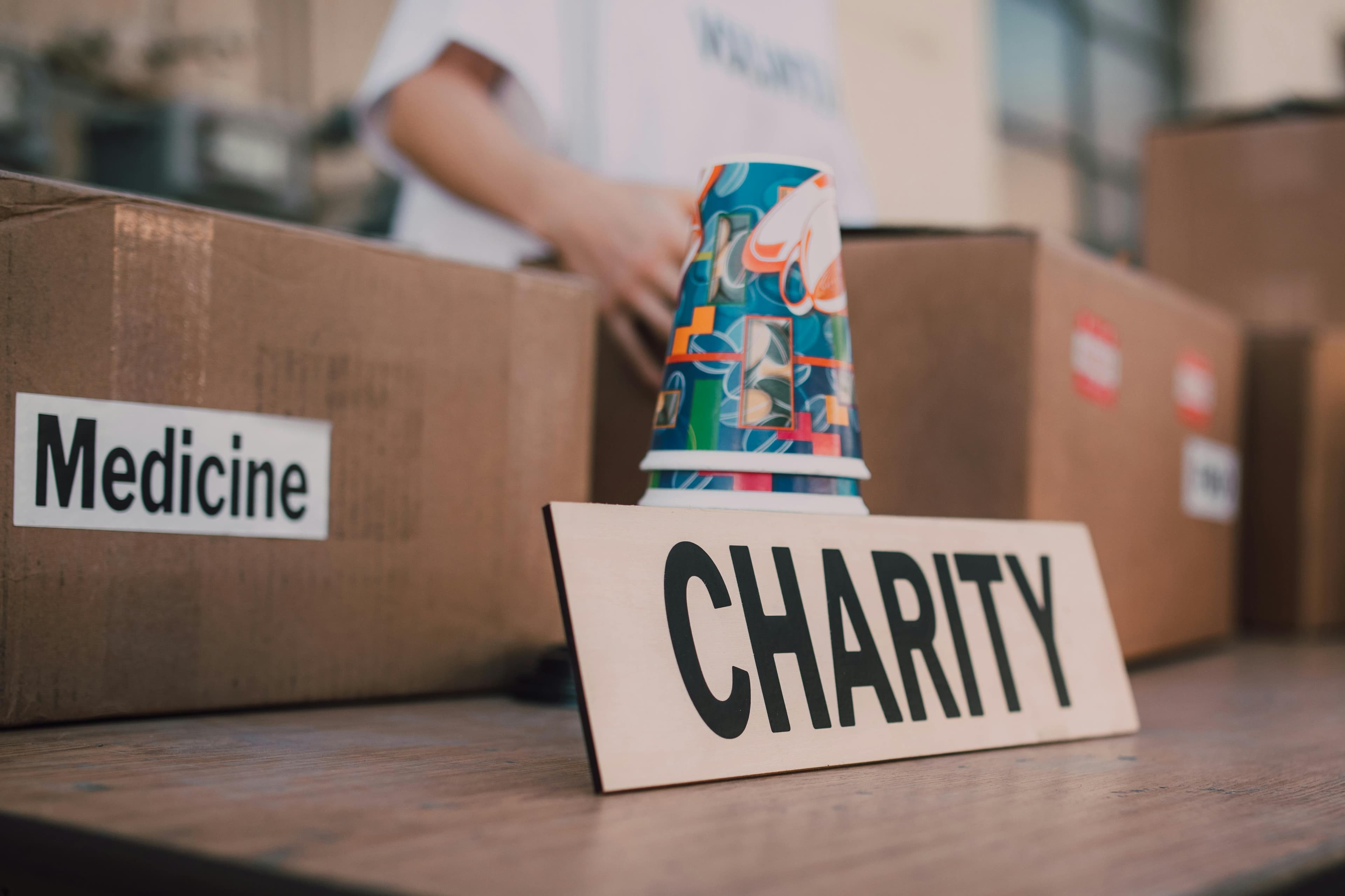 African community members supported by donations and giving