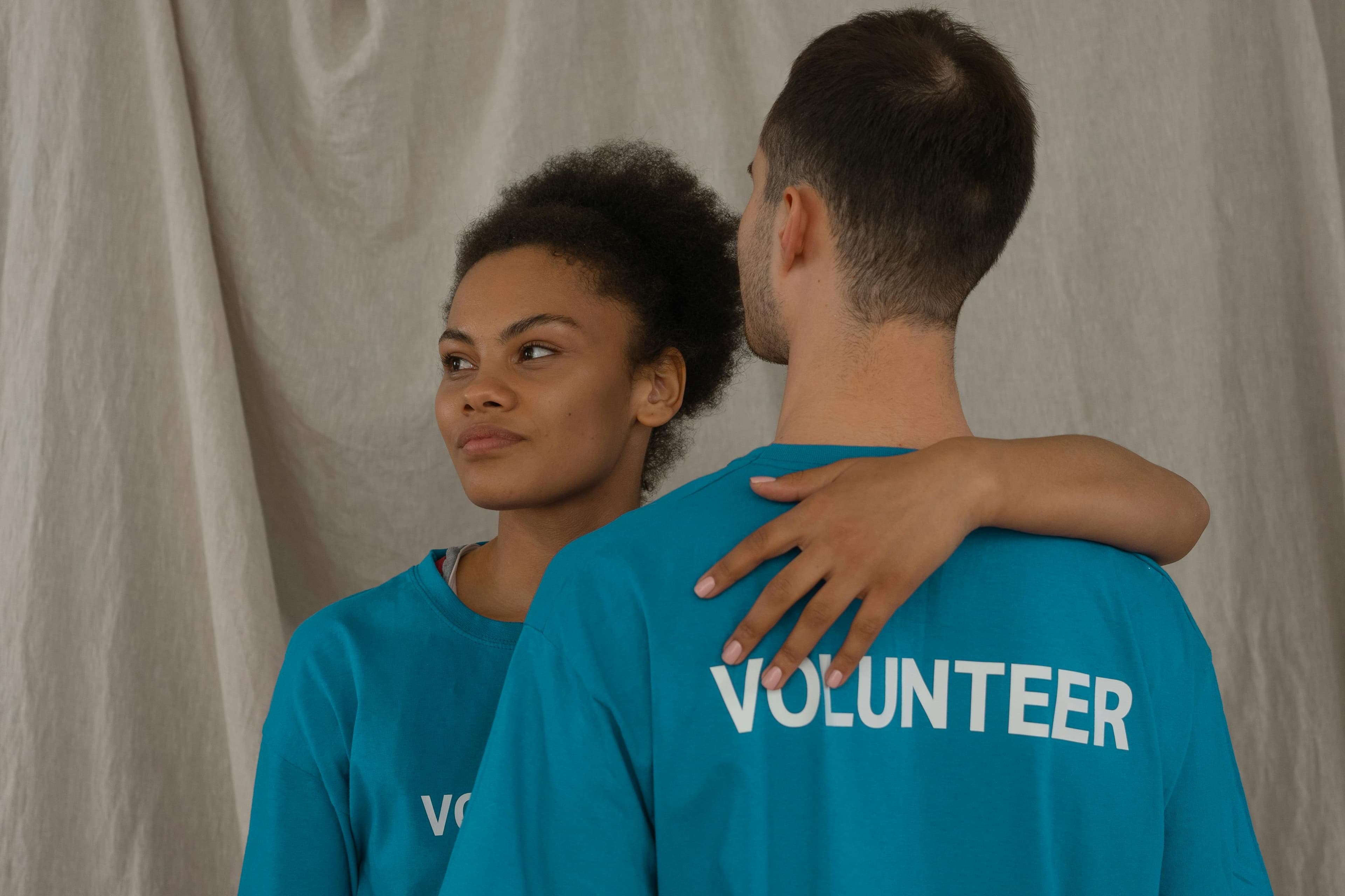 African community volunteers providing migrant support and assistance